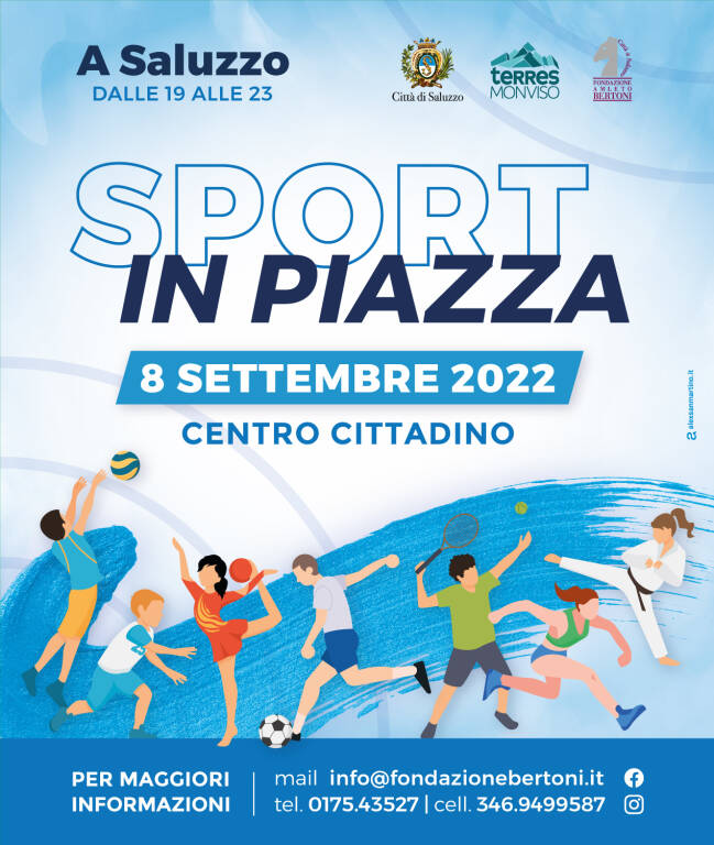 A Saluzzo torna lo “Sport in Piazza” nel centro cittadino