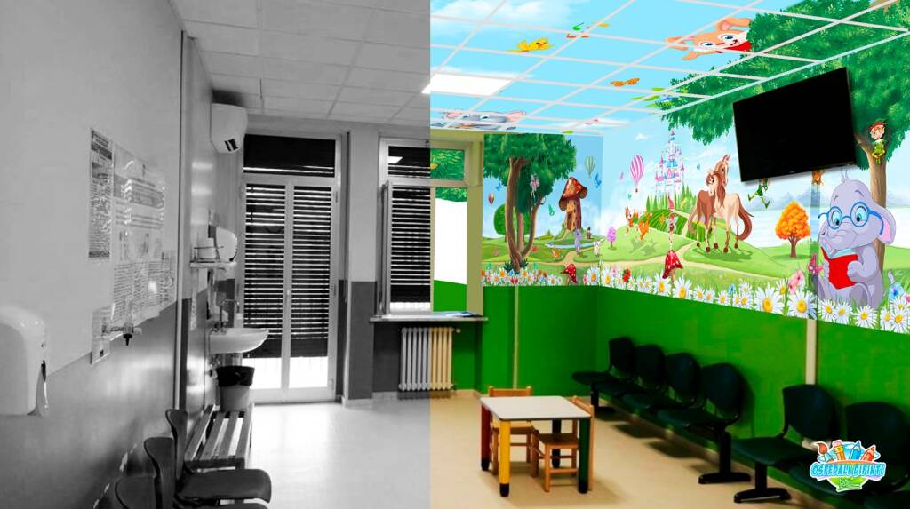 Ultime settimane per contribuire a dipingere la sala d’attesa del Pronto Soccorso Pediatrico di Cuneo