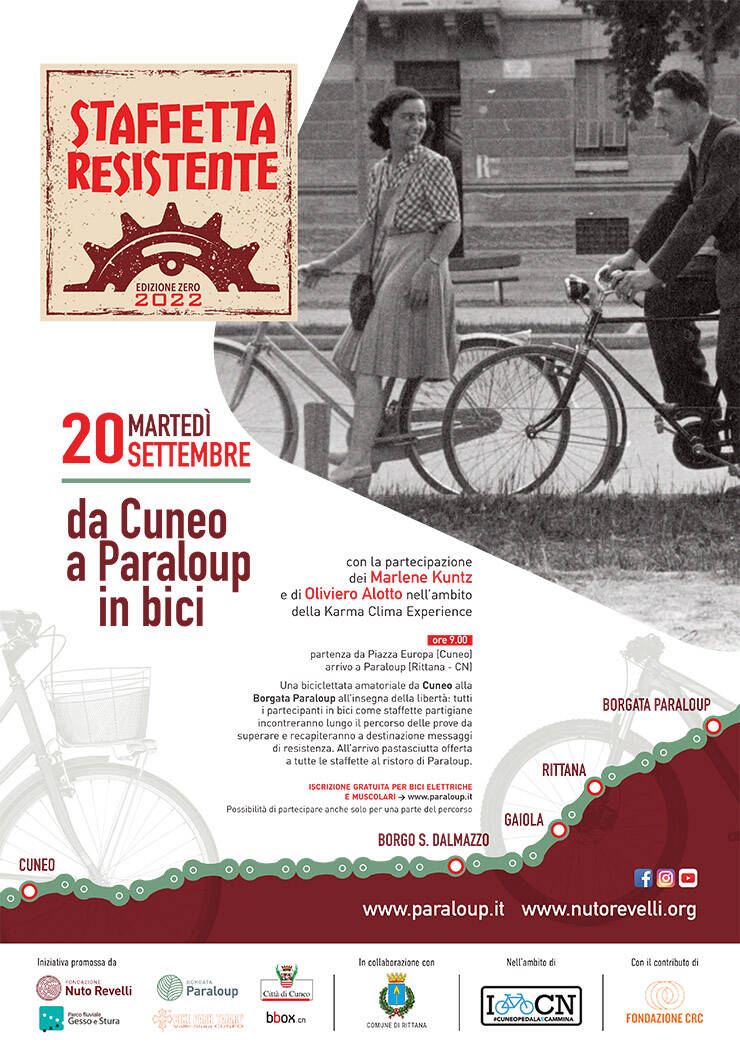 La Staffetta resistente: da Cuneo a Paraloup in bici all’insegna della libertà