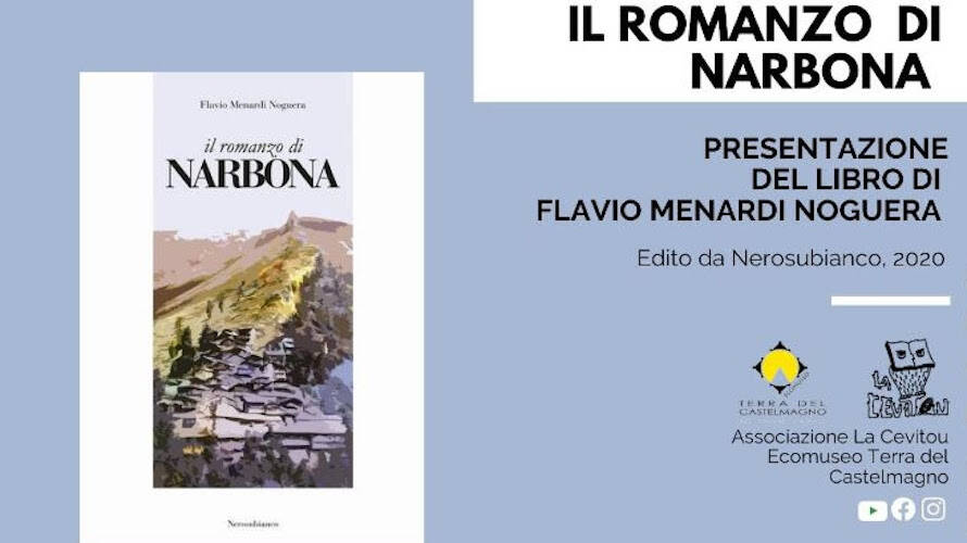 Venerdì 7 ottobre a Monterosso Grana la presentazione de “Il romanzo di Narbona”