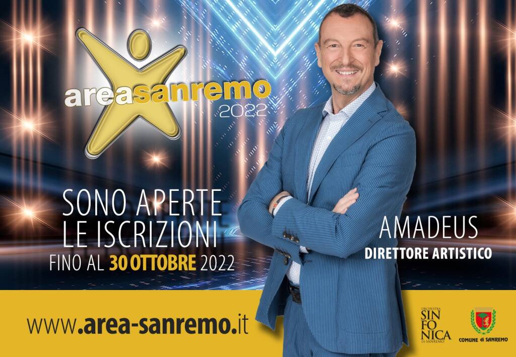 Riparte “Area Sanremo”, il concorso per giovani artisti che mette in palio Sanremo Giovani