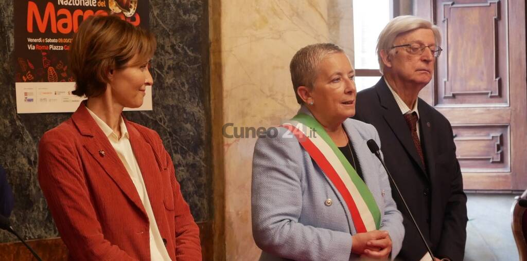 Cuneo, l'inaugurazione della Fiera Nazionale del Marrone 2022
