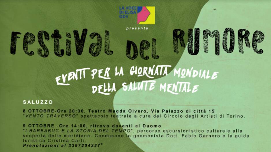 Annunciato il programma del Festival del Rumore tra Saluzzo, Savigliano, Fossano e Racconigi
