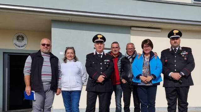 Borgo San Dalmazzo, la sindaca Robbione incontra il collega di Breil e visita i Carabinieri