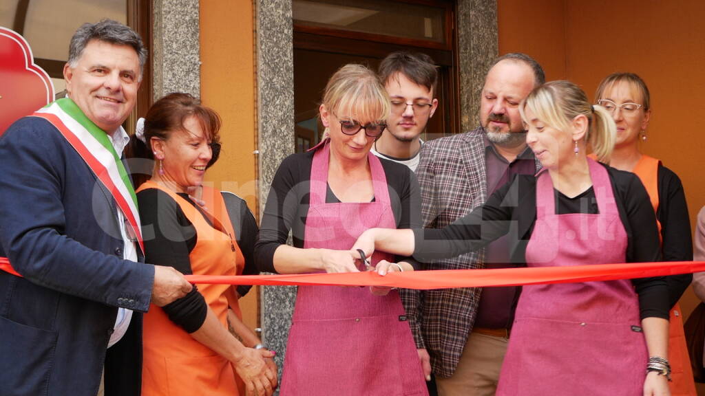 Panfei, inaugurazione macelleria Garelli