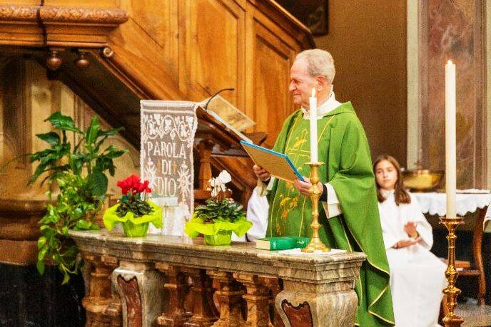 Don Luciano Bruno da 25 anni alla guida della parrocchia di Beinette