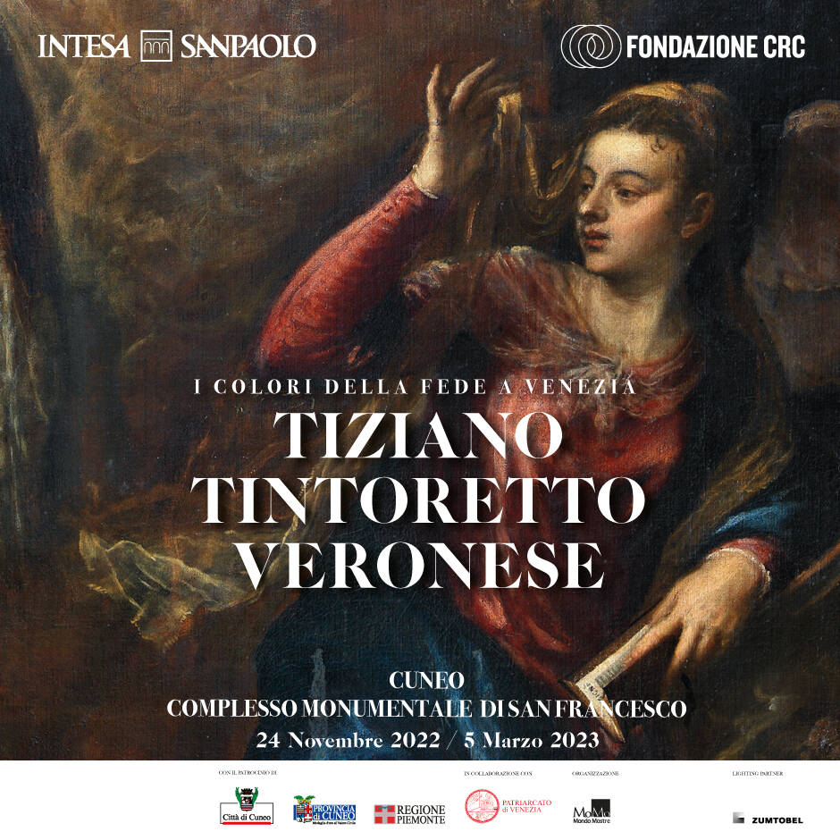A Cuneo arrivano cinque pale d’altare di Tiziano, Tintoretto e Veronese