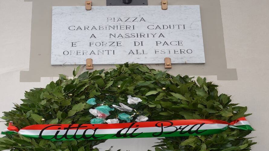 Bra ricorda i 19 italiani (di cui 12 carabinieri) caduti nell’attentato a Nassiriya