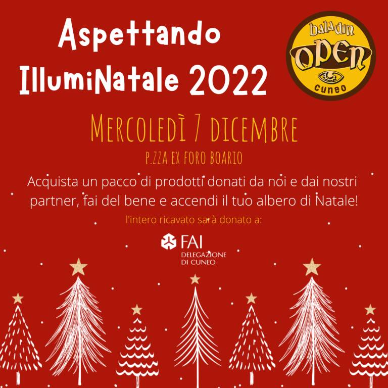 Mercoledì 7 dicembre torna l’evento “Aspettando Illuminatale” all’Open Baladin di Cuneo