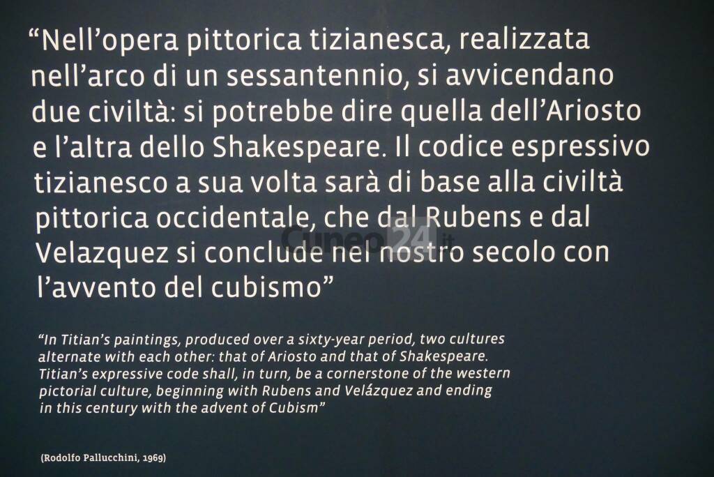 Tiziano Tintoretto Veronese a Cuneo