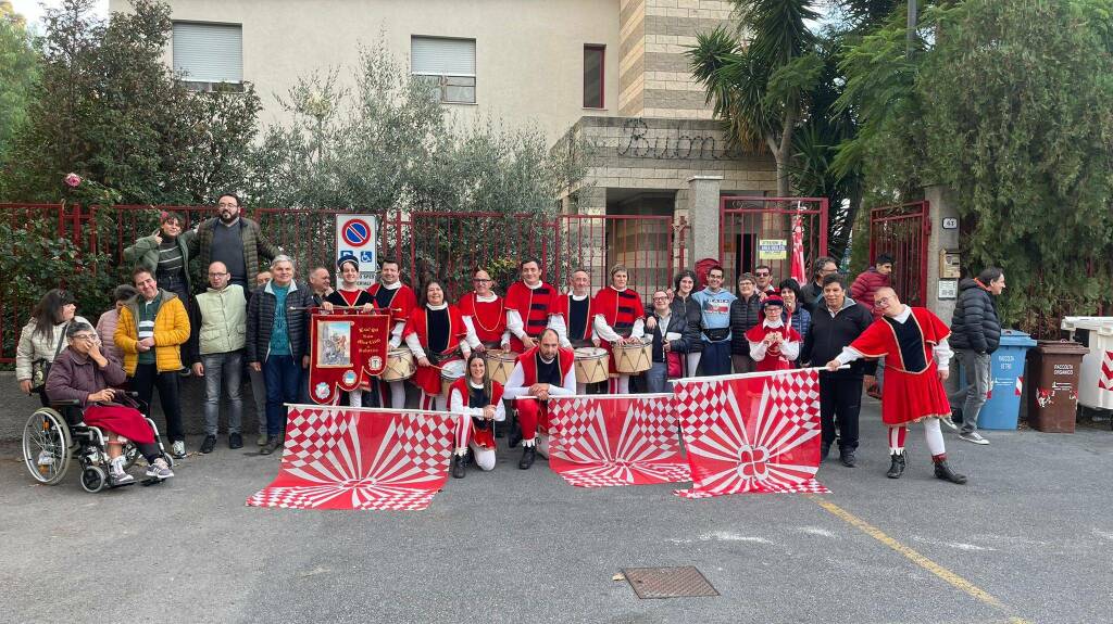 sbandieratori Borgo San Martino Saluzzo a Ventimiglia