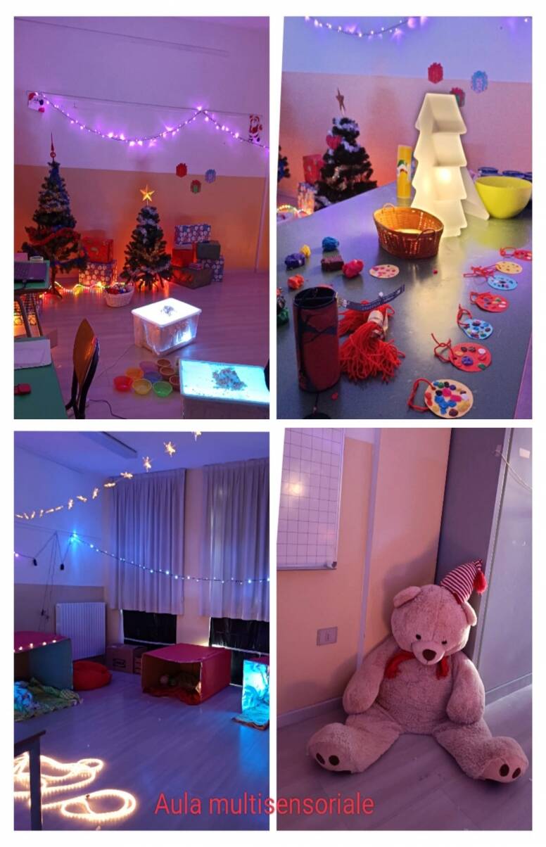Busca, ambientazione natalizia per la nuova aula multisensoriale della scuola primaria