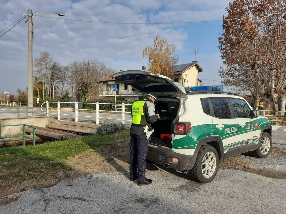 Continuano i posti di controllo della Polizia Locale nelle frazioni di Cuneo