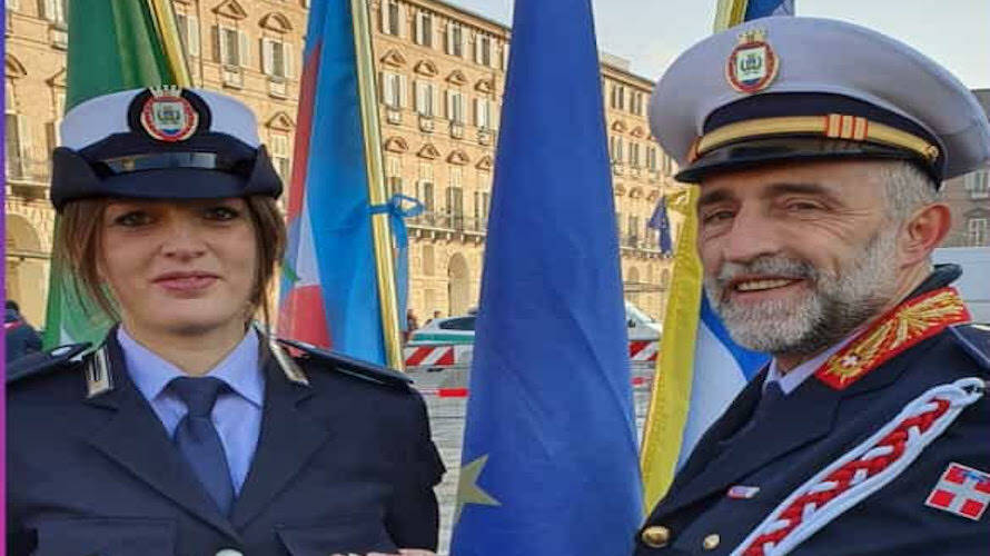Luca e Myriam, i nuovi agenti di Polizia locale all’Unione Alpi del mare