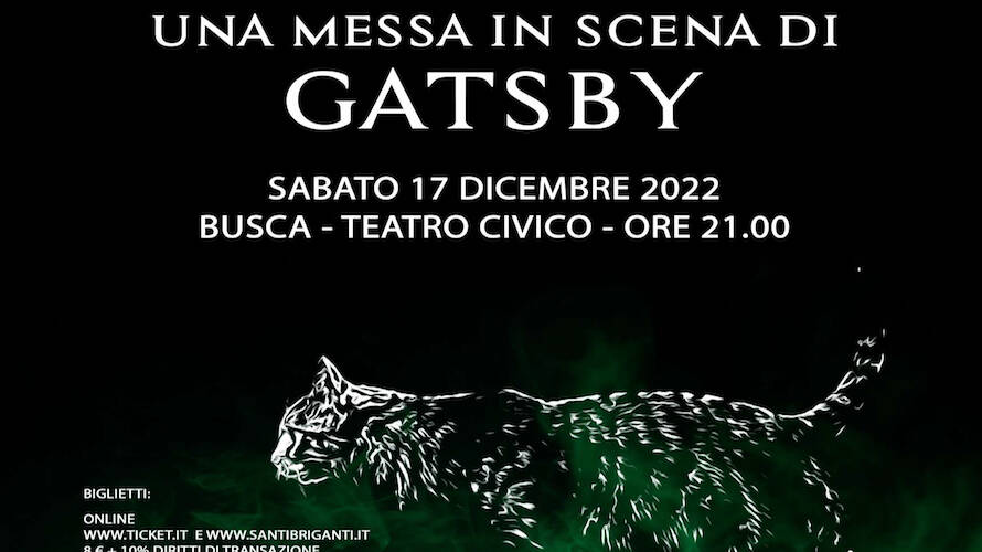 Grande serata al teatro di Busca con “Una messa in scena di Gatsby”