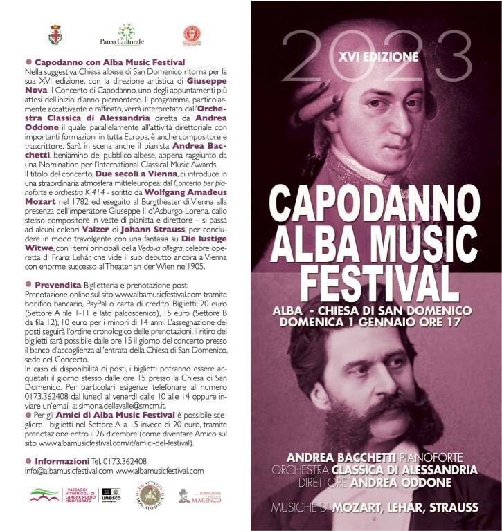 Concerto di Capodanno con Alba Music Festival