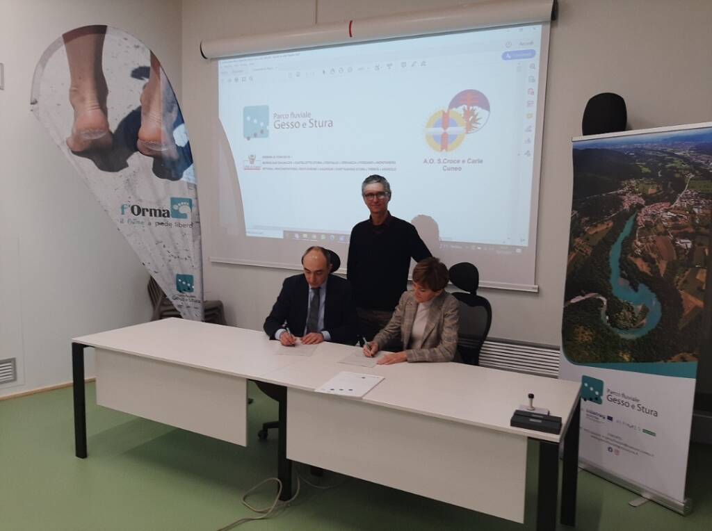 Rinnovata la collaborazione tra Parco fluviale e Ospedale S. Croce e Carle di Cuneo