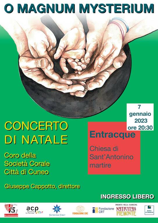 Concerto di Natale del Coro della Società Corale Città di Cuneo ad Entracque