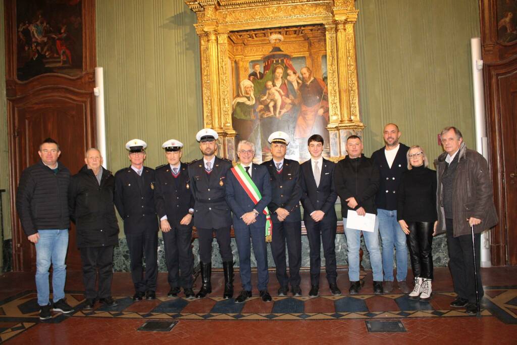 Nastrino Covid-19, encomio e presentazione attività della Polizia municipale per la celebrazione di San Sebastiano