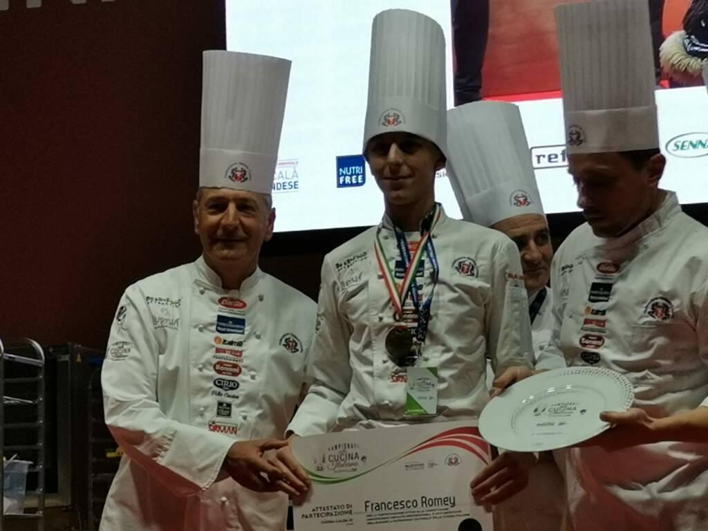 Campionati cucina italiana alberghiero donadio bronzi e argento