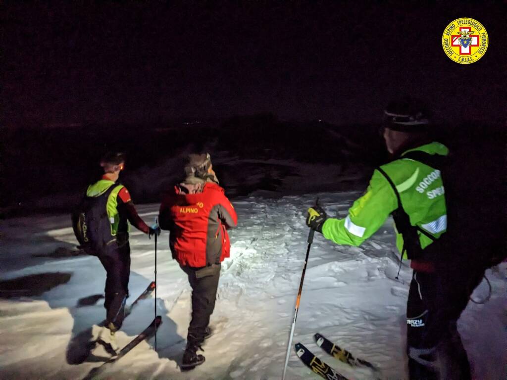 Escursionista disperso a Garessio ritrovato dal Soccorso Alpino nella notte a 1900 metri