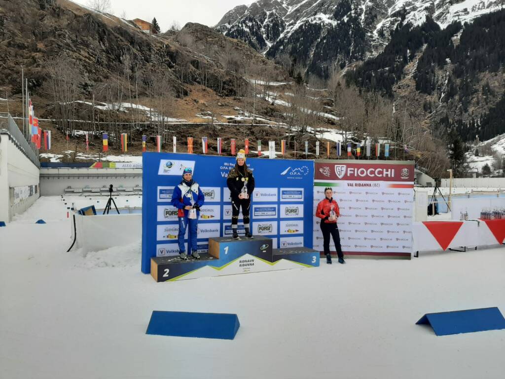 Biathlon – Coppa Italia: in Val Ridanna la cuneese Carlotta Gautero domina tra le giovani