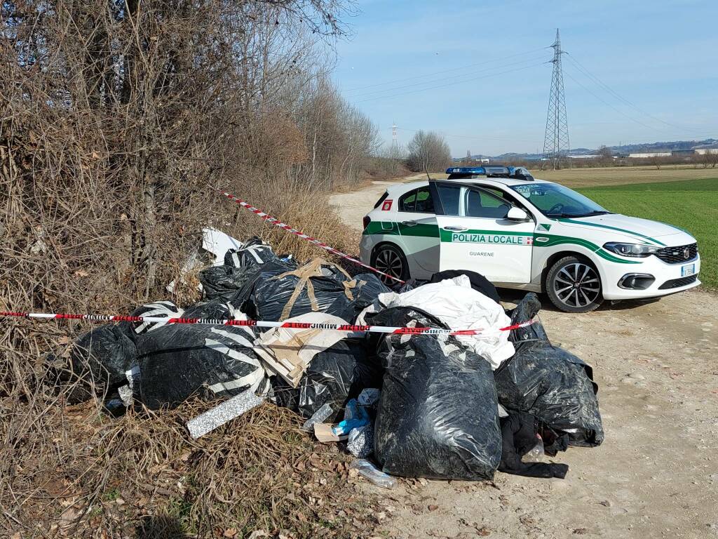 polizia locale guarene rifiuti
