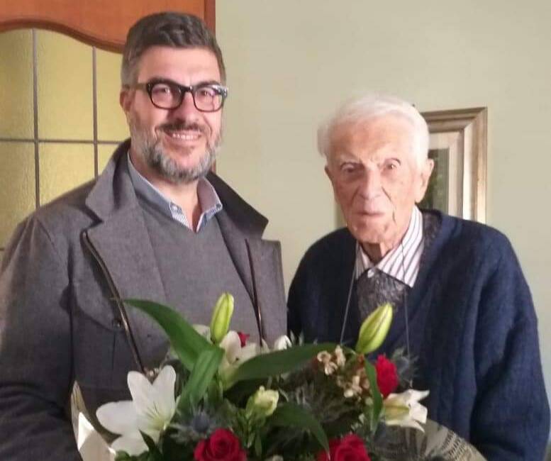 Il presidente onorario dell’Anpi Saluzzo ha spento 100 candeline
