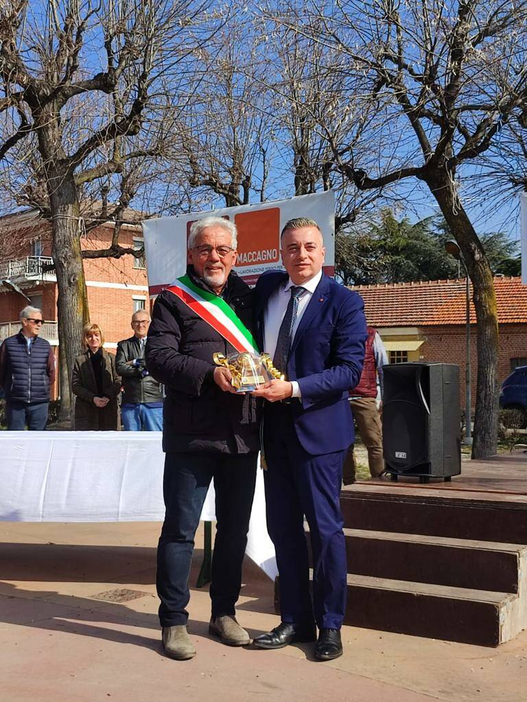 Franco Graglia premiato con la “Lumaca d’oro” a Sant’Albano Stura