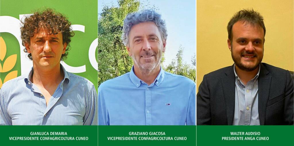Due vicepresidenti per Confagricoltura Cuneo e nuovo presidente dell’ANGA