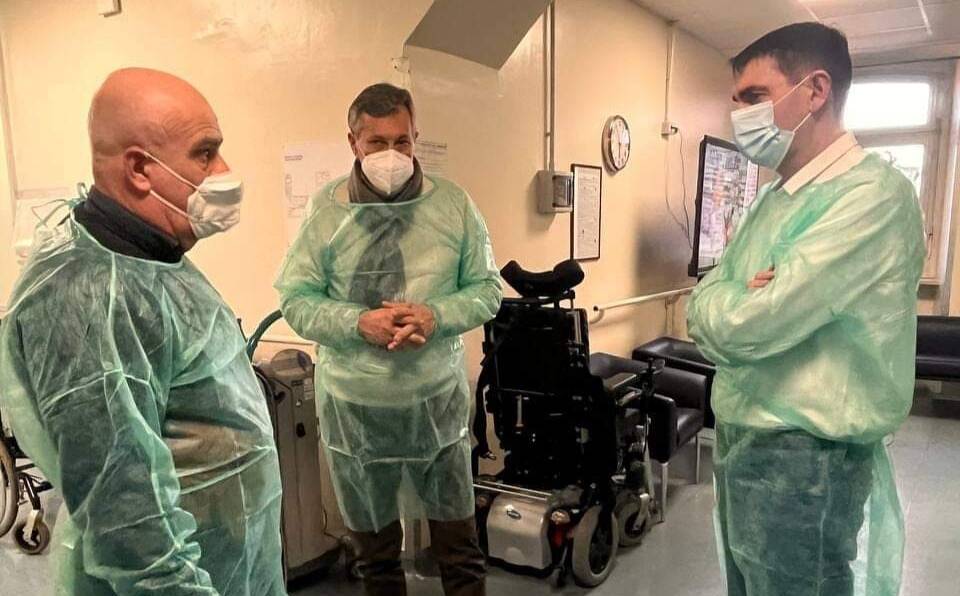 L’assessore Icardi in visita all’ospedale di Fossano che sarà sede della maxiemergenza
