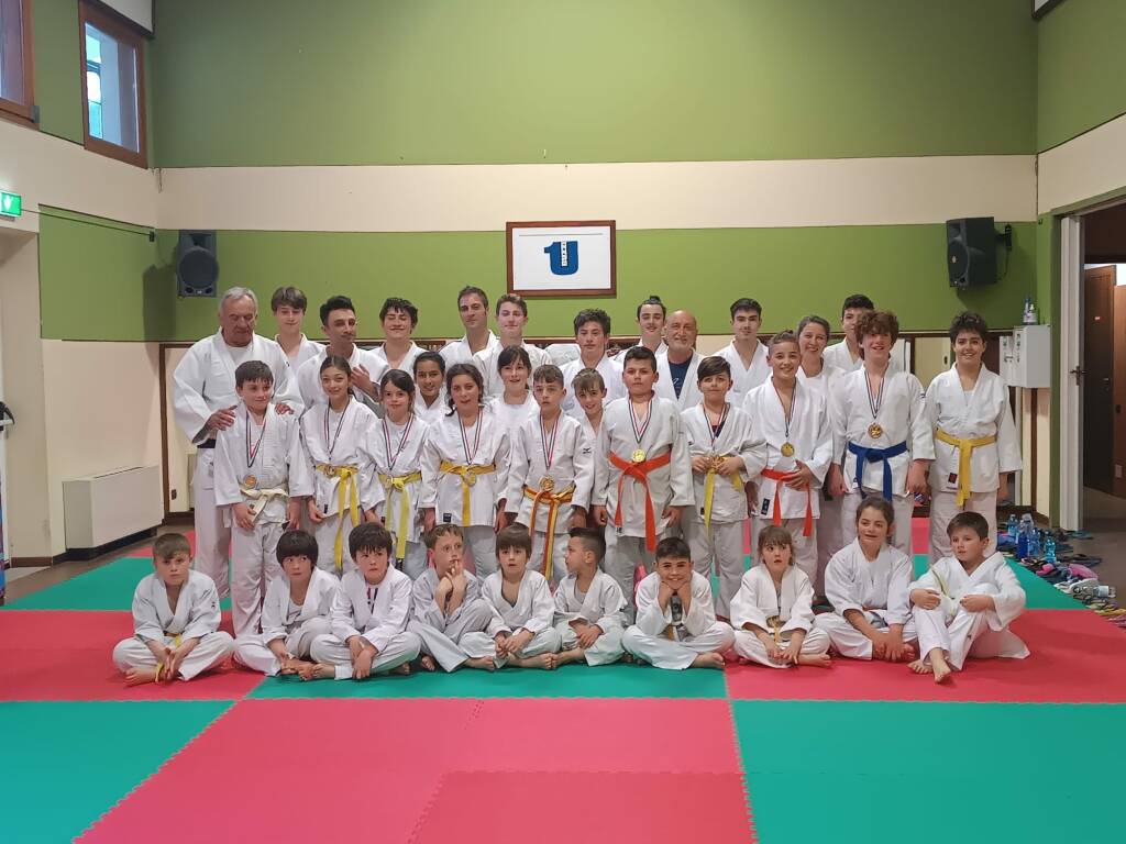 Atleti di Judo Buzzi Unicem di Robilante e Yamato di Boves sul podio ad Asti