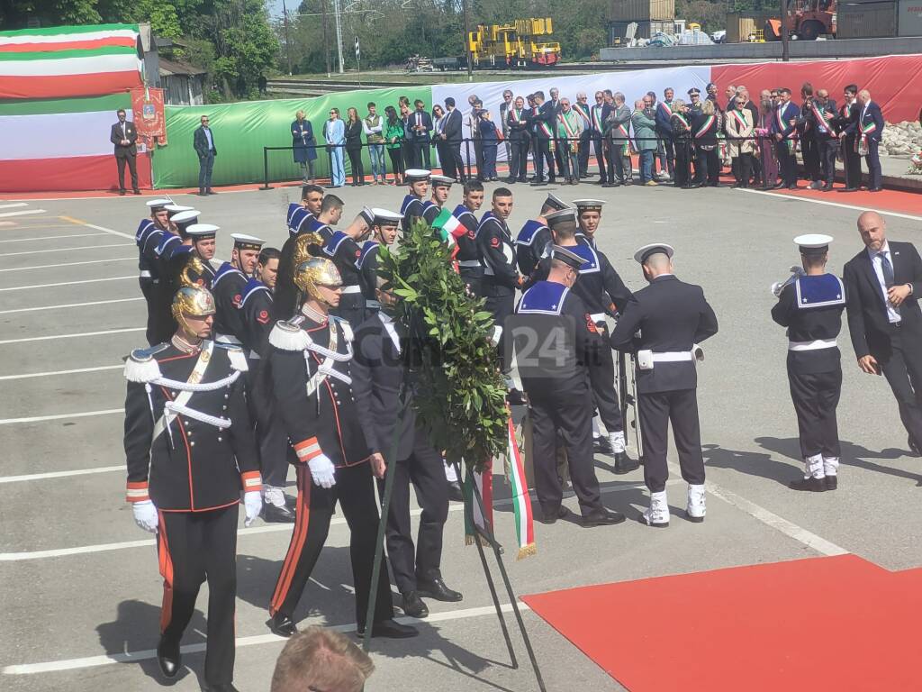 Il presidente della Repubblica Sergio Mattarella a Borgo San Dalmazzo