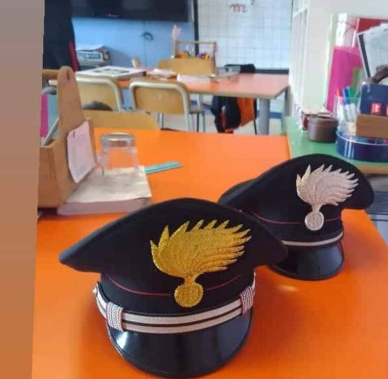 Carabinieri in cattedra alla primaria di San Chiaffredo di Busca