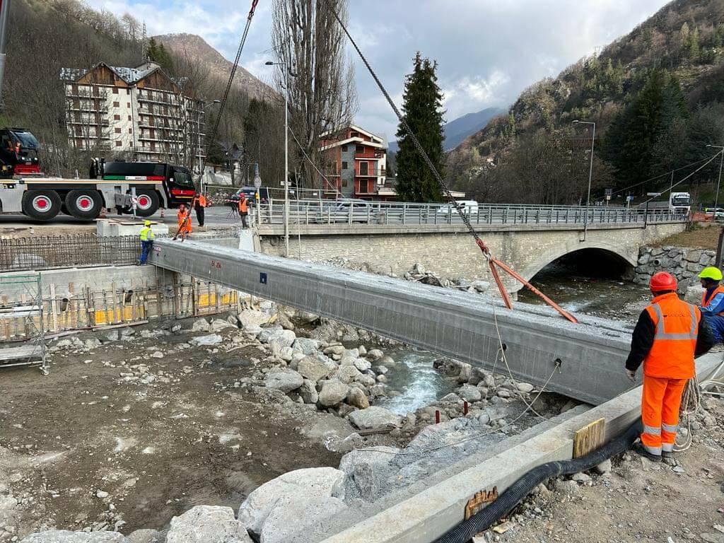 Limone Piemonte, il ponte della Mineraria ricostruito entro fine maggio
