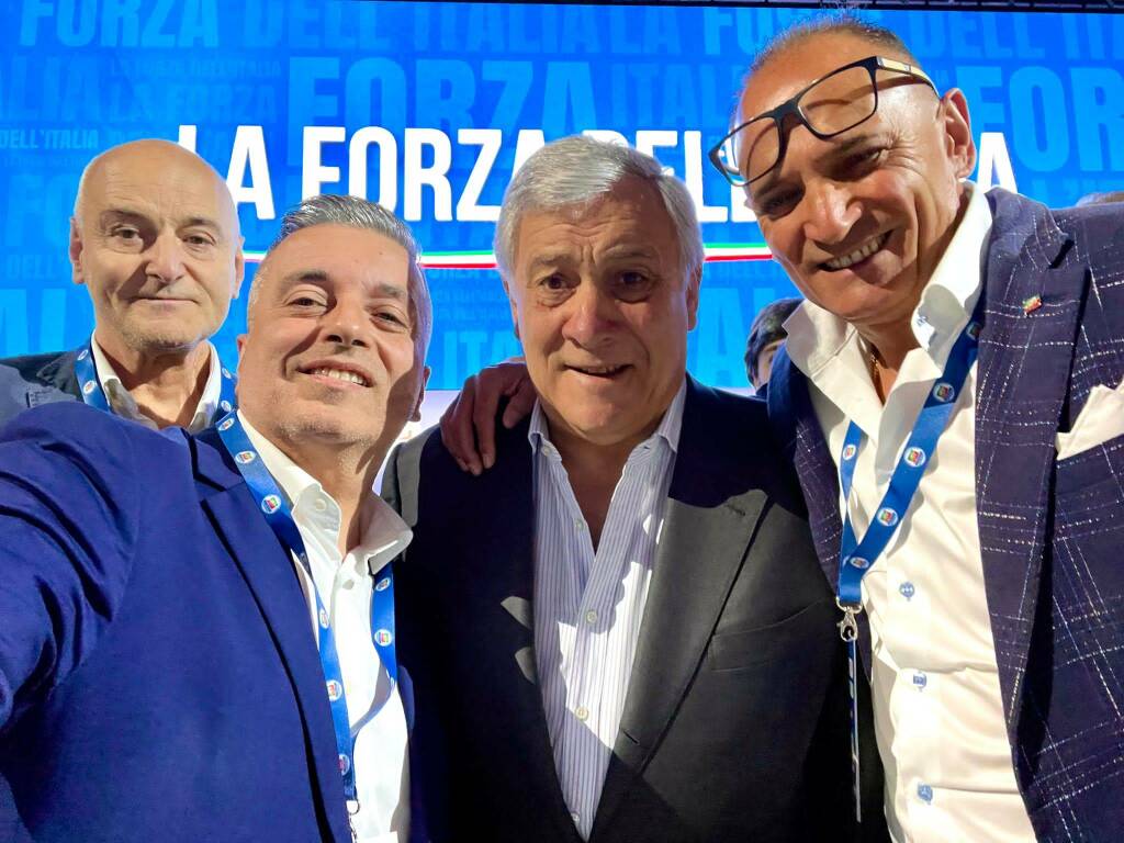 Cirio, Graglia e gli “azzurri” piemontesi a Milano alla convention di Forza Italia