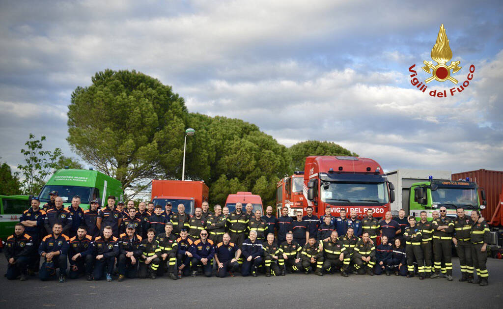 I Vigili del Fuoco di Cuneo in Portogallo per esercitarsi contro gli incendi boschivi