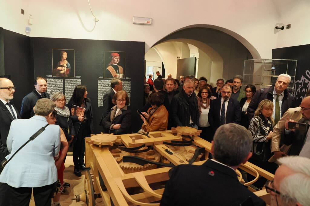Cuneo, inaugurata la mostra dedicata a Leonardo da Vinci a Palazzo Samone