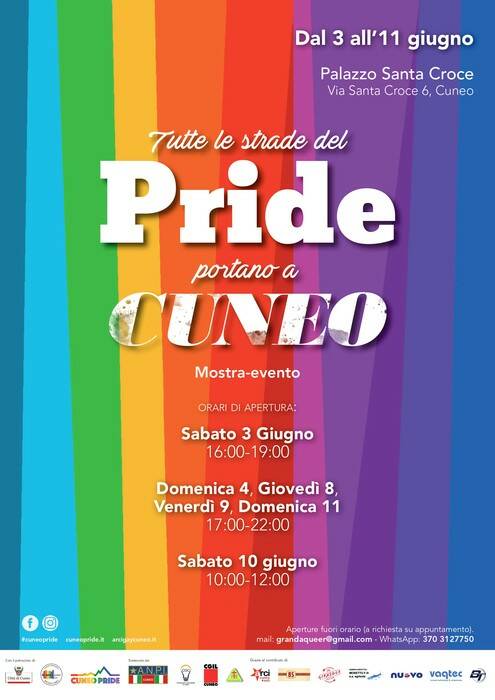 Cuneo, a Palazzo Santa Croce una mostra fotografica dedicata ai Pride