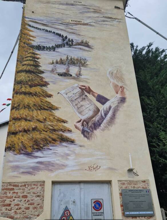 Murales alpino Ceriolo sant'albano stura 