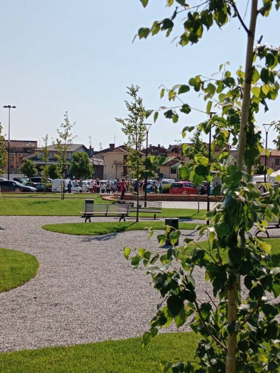 A Dronero inaugurato il Parco Urbano in piazza Beltricco
