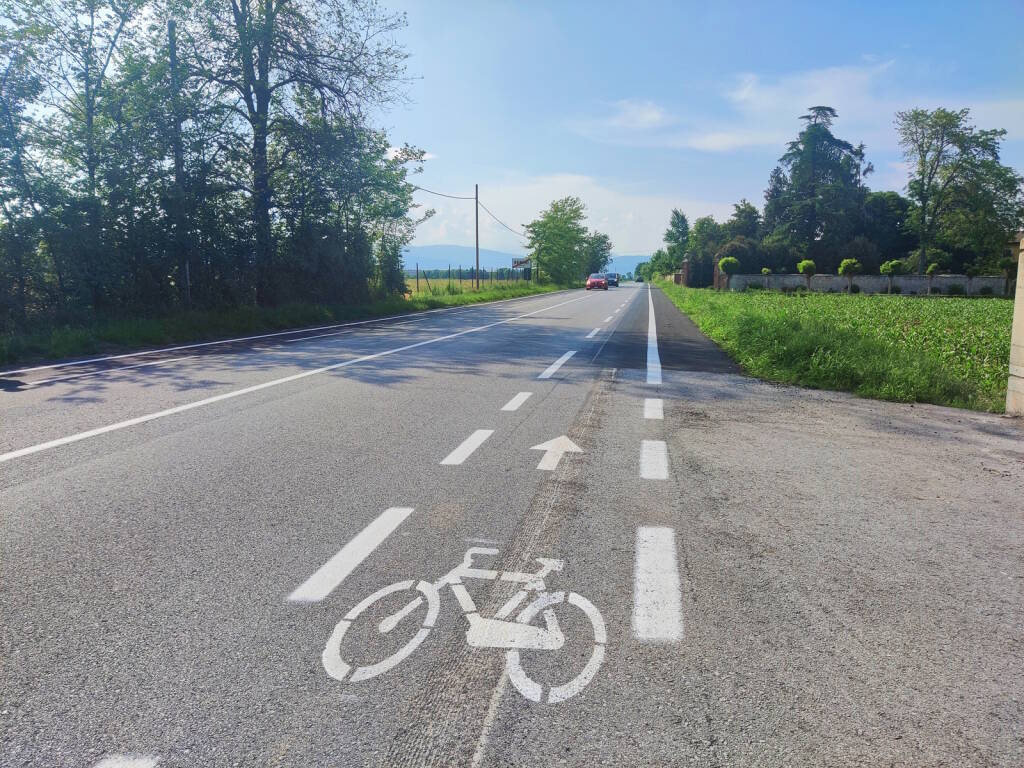 Inaugurata la nuova corsia ciclabile di Via Pollino in frazione Ronchi