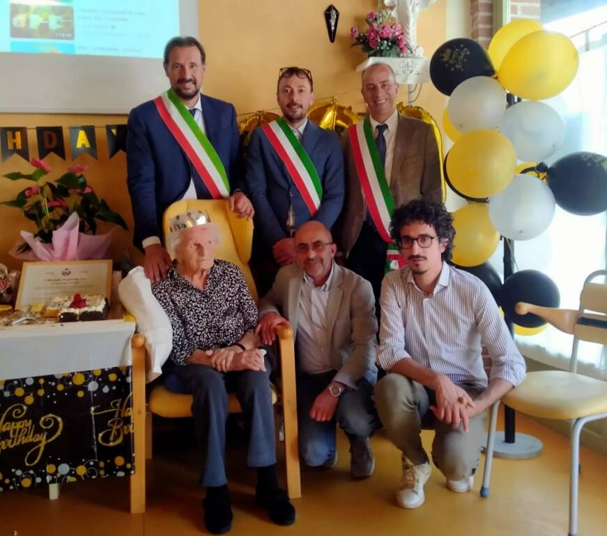 Lagnasco, “Don Eandi” in festa per i 100 anni di Margherita Battaglio
