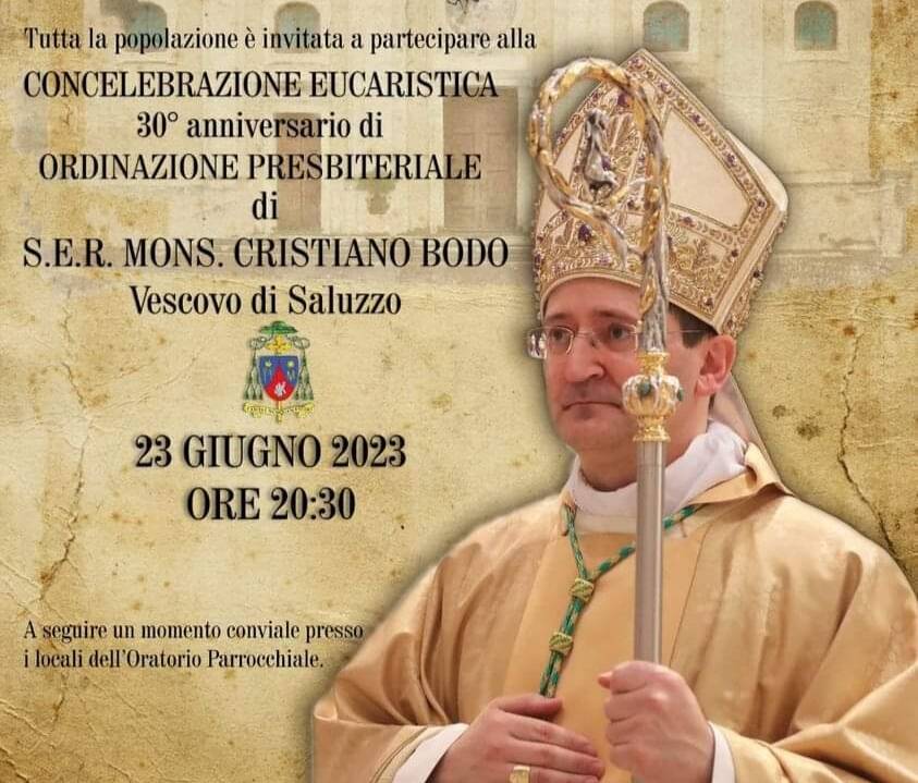 Monsignor Bodo festeggia il trentesimo anno di Ordinazione Sacerdotale