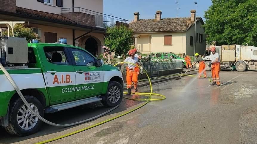 Terminata la missione della Colonna mobile della Protezione Civile piemontese in Emilia Romagna