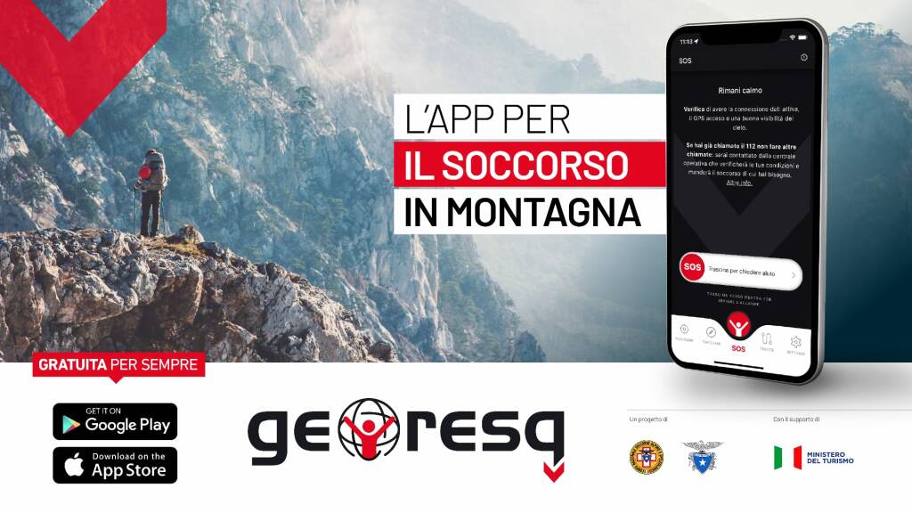 L’app GeoResQ per il soccorso in montagna diventa gratuita per tutti