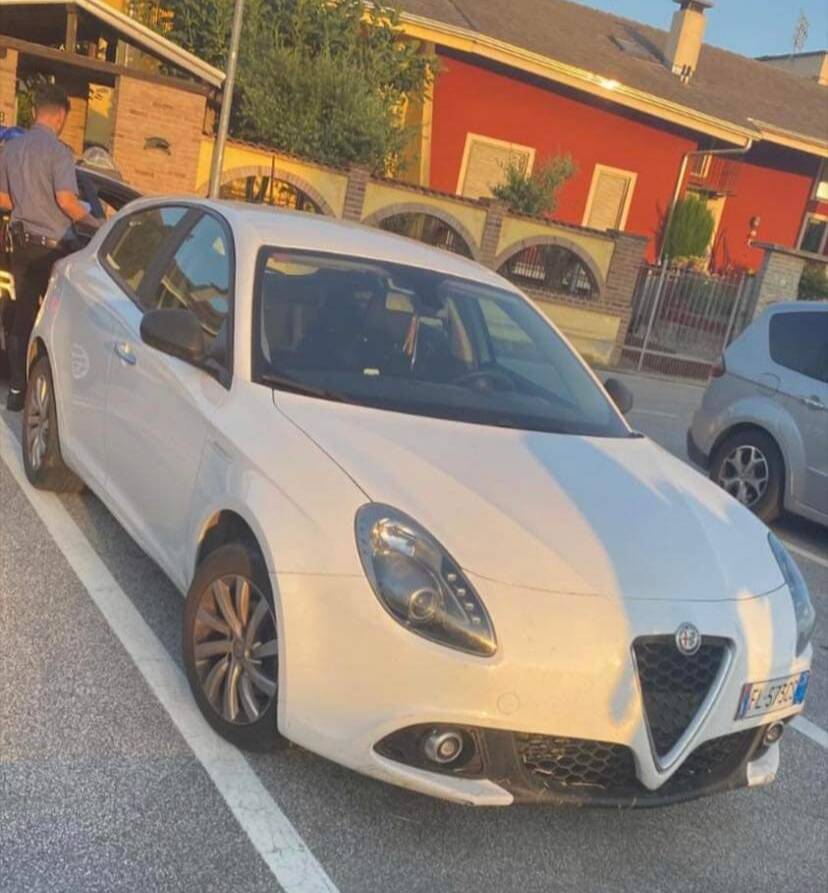 Rinvenuta a San Chiaffredo l’auto rubata 4 giorni fa a Roata Rossi