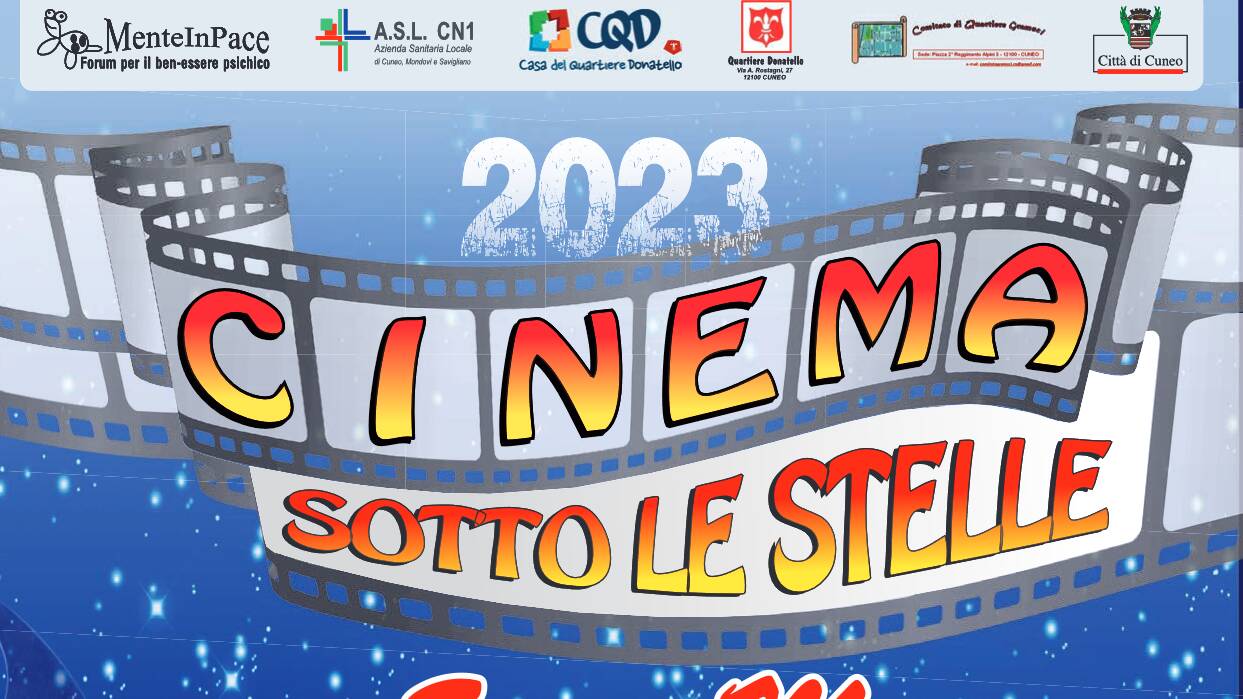 Cuneo, ritorna la rassegna “Cinema sotto le stelle” al Parco della Pinetina
