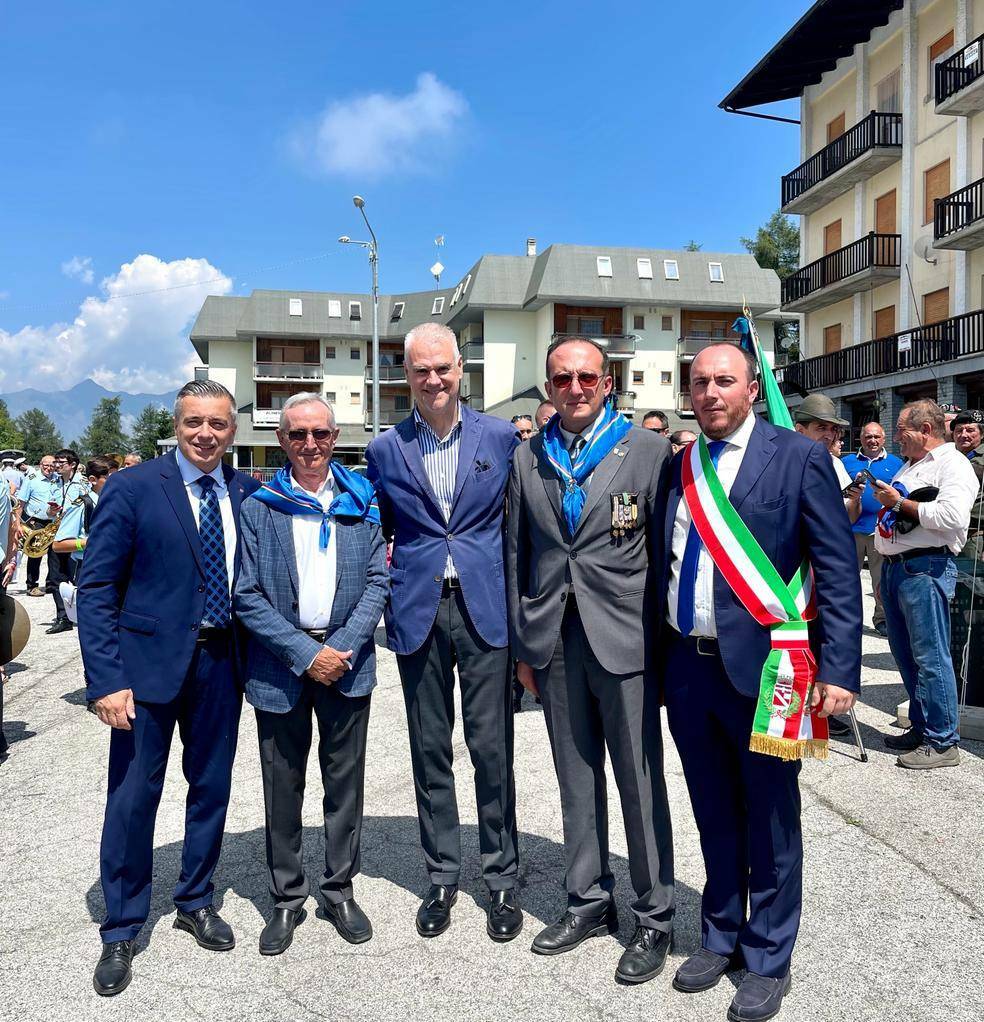 Il ministro Zangrillo al 78º Anniversario della Liberazione a Montoso di Bagnolo Piemonte