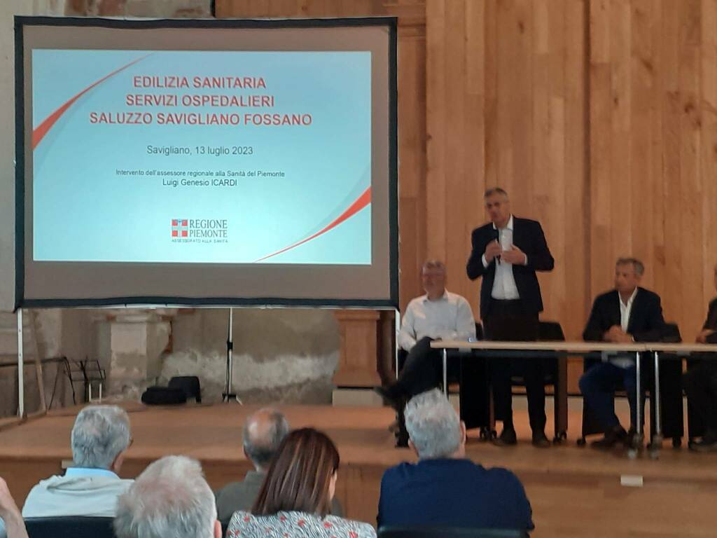 Icardi a Savigliano con i sindaci per il nuovo ospedale Savigliano-Saluzzo-Fossano